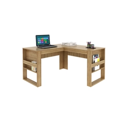 Mesa de Escritório Tecno Mobili ME4145.4 Amêndoa