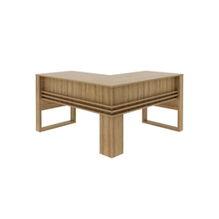 Mesa de Escritório Tecno Mobili ME4145.4 Amêndoa