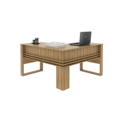 Mesa de Escritório Tecno Mobili ME4145.4 Amêndoa