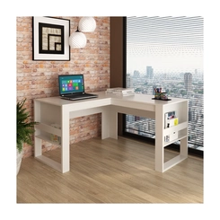 Mesa de Escritório Tecno Mobili ME4145.1 Branco