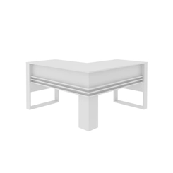 Mesa de Escritório Tecno Mobili ME4145.1 Branco