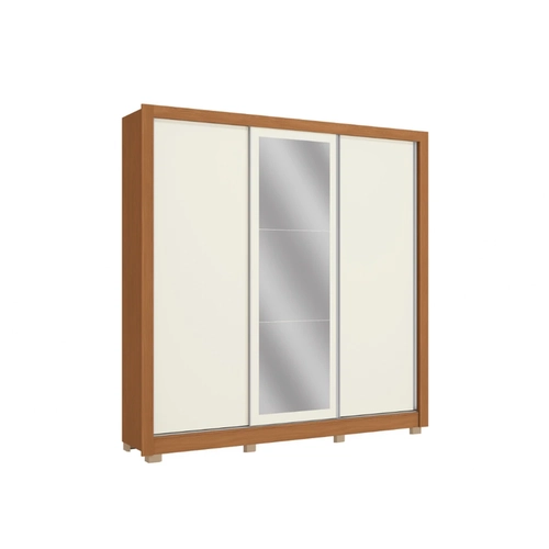 Guarda-Roupa 3 Portas Kappesberg CB01M570 Canela/Off White SE