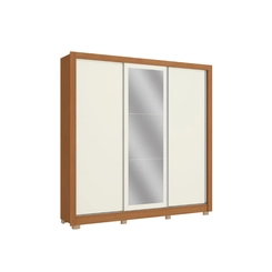 Guarda-Roupa 3 Portas Kappesberg CB01M570 Canela/Off White SE