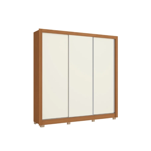 Guarda-Roupa 3 Portas Kappesberg CB03M570 Canela/Off White SE