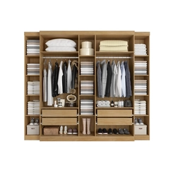 Guarda-Roupa 7 Portas THB 5924 Nogal SE