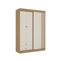 Guarda-Roupa 3 Portas THB 5926 Capuccino/Off White SE