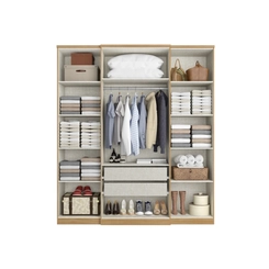 Guarda-Roupa 4 Portas THB 5934 Nogal SE