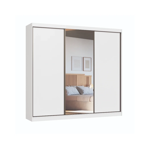 Guarda-Roupa 3 Portas New 0924M Branco Line SE