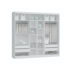 Guarda-Roupa 3 Portas New 0924M Branco Line SE
