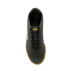Chuteira Futsal Masculino Umbro Neo Striker Preto/Branco/Dourado