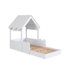 Cama Solteiro Completa Móveis Branco SE