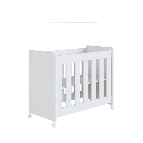 Berço Completa Móveis Mini BB040BCBC Branco SE