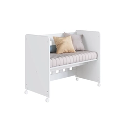 Berço Completa Móveis Mini com Colchão BB041BCBC Branco SE