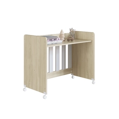 Berço Completa Móveis Mini BB040CABC Carvalho Araguaia/Branco SE