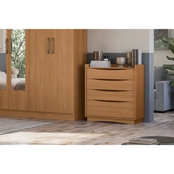 Cômoda Kappesberg 4 Gavetas M260-CN Canela SE