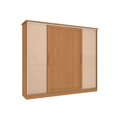 Guarda-Roupa 4 Portas Kappesberg N565-CNMC Canela/Macadâmia SE