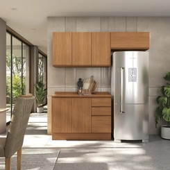 Aéreo 120cm 3 Portas Kappesberg Ciela R646 Canela SE