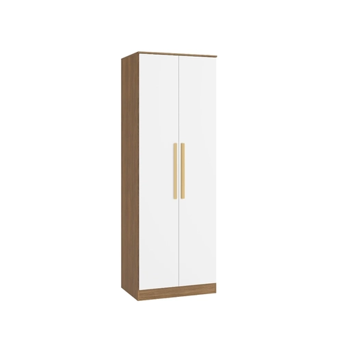Guarda-Roupa 2 Portas Kappesberg Modulado N555 Nogueira/Branco SE