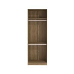 Guarda-Roupa 2 Portas Kappesberg Modulado N555 Nogueira/Branco SE