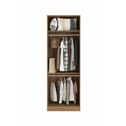 Guarda-Roupa 2 Portas Kappesberg Modulado N555 Nogueira SE