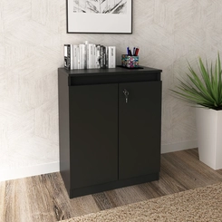 Balcão 2 Portas 74,5cm Tecno Mobili ME4149 Preto SE