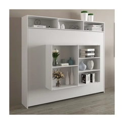 Cama Casal Tecno Mobili CM8043.01 Branco SE