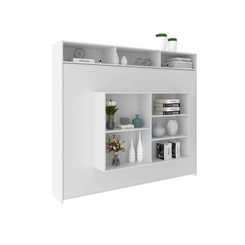 Cama Casal Tecno Mobili CM8043.01 Branco SE