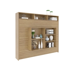 Cama Casal Tecno Mobili CM8043.02 Amêndoa SE