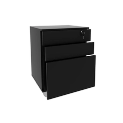 Gaveteiro 3 Gavetas Tecno Mobili ME4148.5 Preto SE