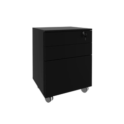 Gaveteiro 3 Gavetas Tecno Mobili ME4148.5 Preto SE