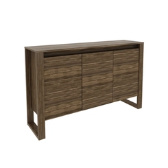 Balcão 136cm Tecno Mobili ME4147.2 Nogal SE