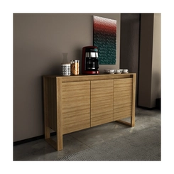 Balcão 136cm Tecno Mobili ME4147.4 Amêndoa SE