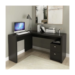 Mesa de Escritório Tecno Mobili ME4129.0012 Preto SE