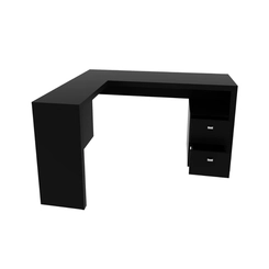 Mesa de Escritório Tecno Mobili ME4129.0012 Preto SE