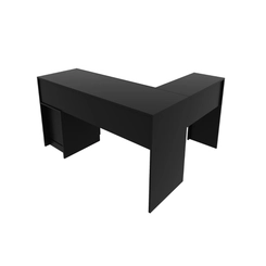 Mesa de Escritório Tecno Mobili ME4129.0012 Preto SE