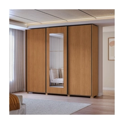Guarda-Roupa 3 Portas Kappesberg CB01T582-CN Canela SE