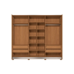 Guarda-Roupa 3 Portas Kappesberg CB01T582-CN Canela SE