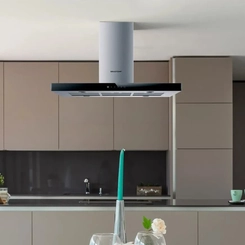 Coifa de Ilha 100cm Brastemp BAF10ARBNA Inox SE