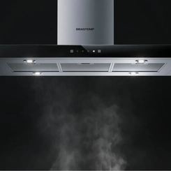Coifa de Ilha 100cm Brastemp BAF10ARBNA Inox SE