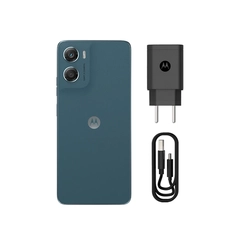 Smartphone Motorola G06 128GB 4GB RAM Tela 6.9" Câmera 50MP e Selfie 8MP Azul Marinho