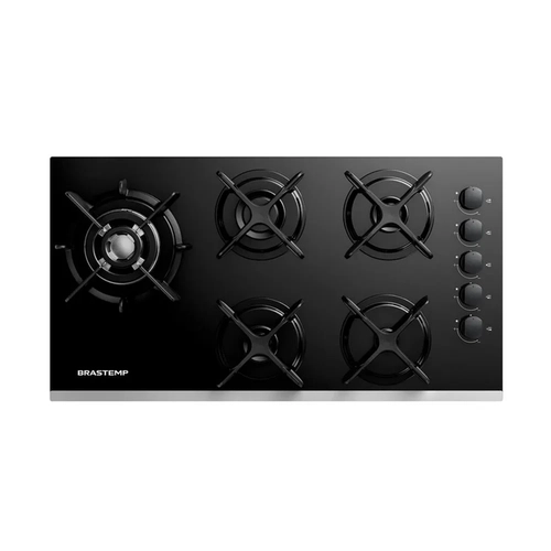 Cooktop Brastemp 5 Bocas com Quadrichama BDD86AP Preto Bivolt SE