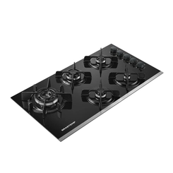 Cooktop Brastemp 5 Bocas com Quadrichama BDD86AP Preto Bivolt SE