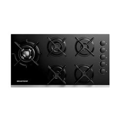 Cooktop Brastemp 5 Bocas com Quadrichama BDD86AP Preto Bivolt SE
