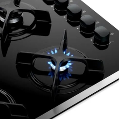 Cooktop Brastemp 5 Bocas com Quadrichama BDD86AP Preto Bivolt SE