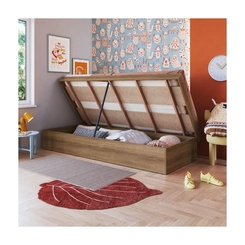 Cama Solteiro Art in Móveis CB1080 Mel SE