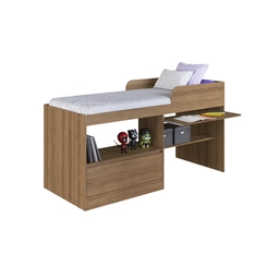 Cama Solteiro Art in Móveis CJ4080 Mel SE
