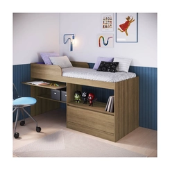 Cama Solteiro Art in Móveis CJ4080 Mel SE