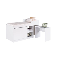 Cama Solteiro Art in Móveis CJ6080 Branco SE