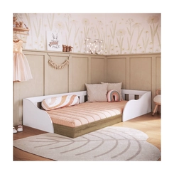 Cama Solteiro Art in Móveis CM6080 Branco SE