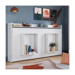 Cama Solteiro Art in Móveis CH1080 Branco SE